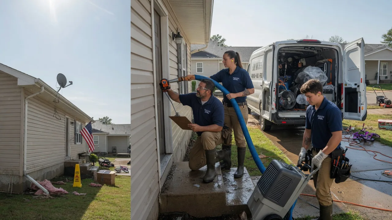 Ceiling Water Damage Restoration in Patoka, IL near me